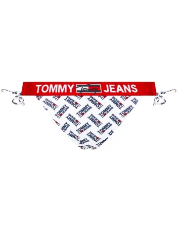 Chilot de  baie Tommy Jeans, alb Alb
