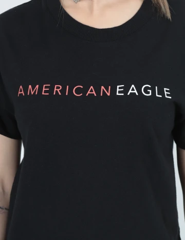 Tricou American Eagle, negru Negru