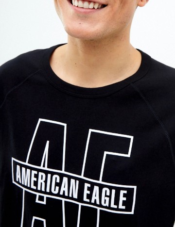 Tricou American Eagle, negru