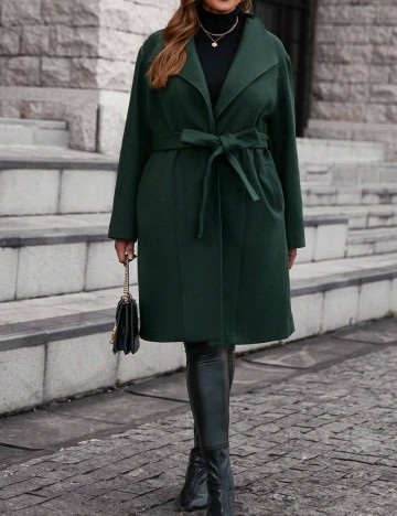 
						Palton SHEIN CURVE, verde