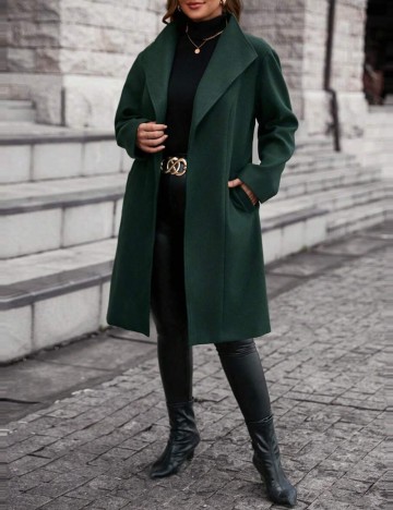 Palton SHEIN CURVE, verde