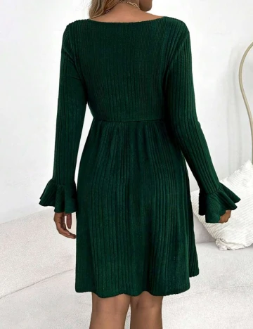 Rochie scurta SHEIN Maternity, verde