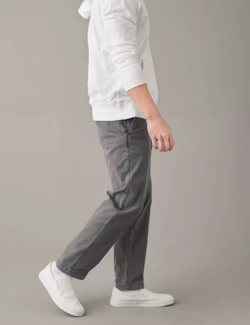 Pantaloni American Eagle, gri