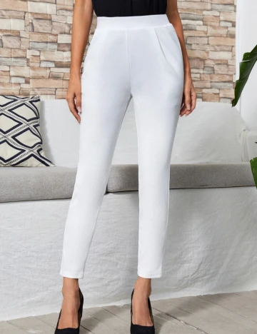 Pantaloni Emery Rose, alb