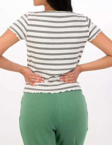 Tricou American Eagle, alb