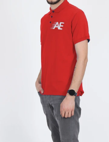 Tricou Oversize American Eagle, rosu Rosu