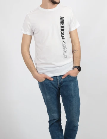 Tricou American Eagle, alb