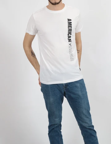 Tricou American Eagle, alb
