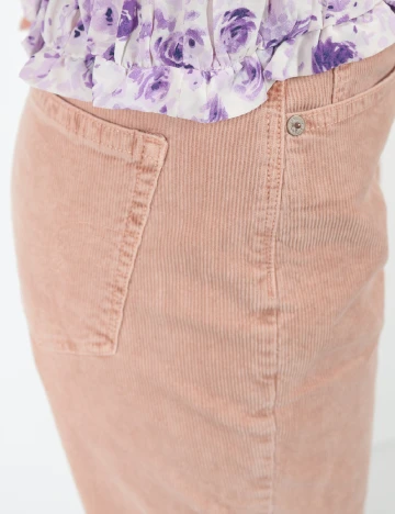 Pantaloni American Eagle, roz pudra