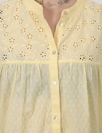 Camasa Vero Moda, galben Galben