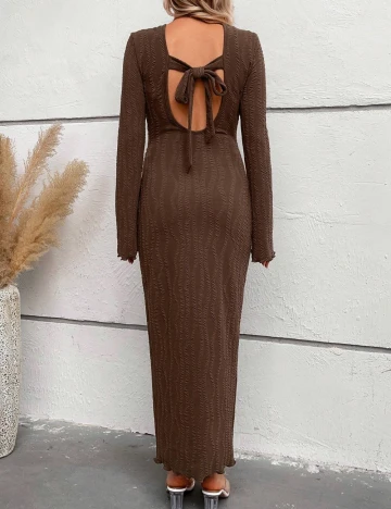 Rochie lunga SHEIN Maternity, maro Maro