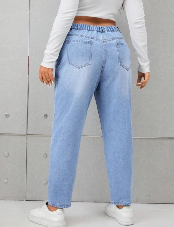 Blugi SHEIN CURVE, bleu