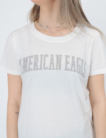 Tricou American Eagle, alb