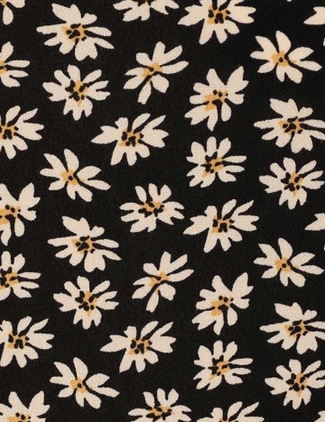Rochie scurta American Eagle, negru floral