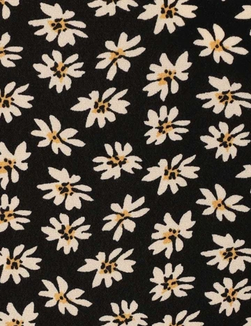 Rochie scurta American Eagle, negru floral