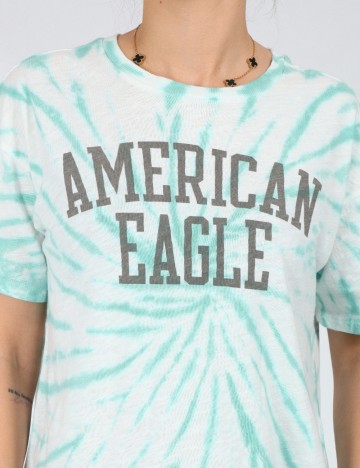 Tricou Oversize American Eagle, turcoaz