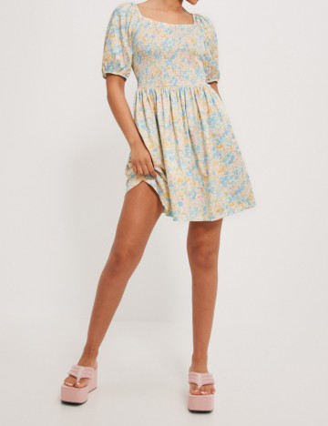 Rochie scurta Vila, mix culori