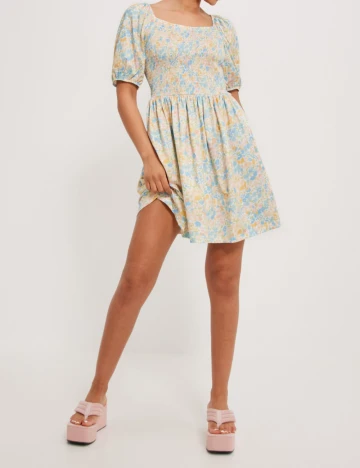 Rochie scurta Vila, mix culori