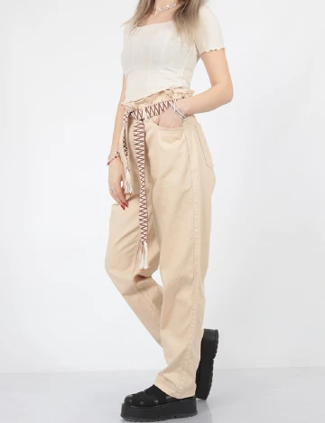 Pantaloni River Island, crem