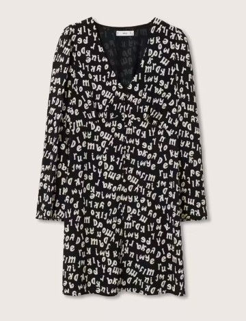 Rochie scurta Mango, negru