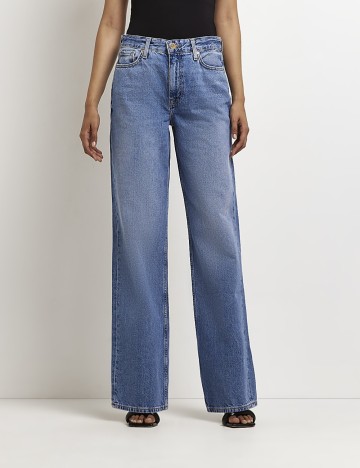 Blugi River Island, albastru