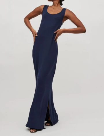 Rochie lunga Vila, bleumarin