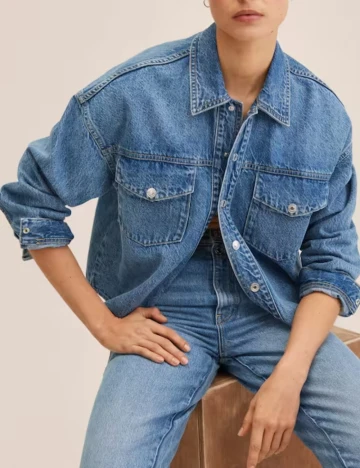 Jacheta Mango, albastru