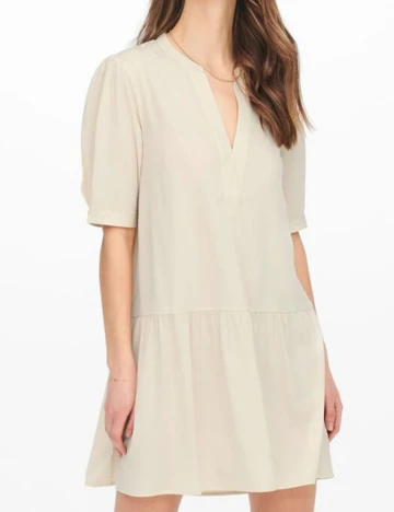 Rochie scurta Jacqueline de Yong, crem
