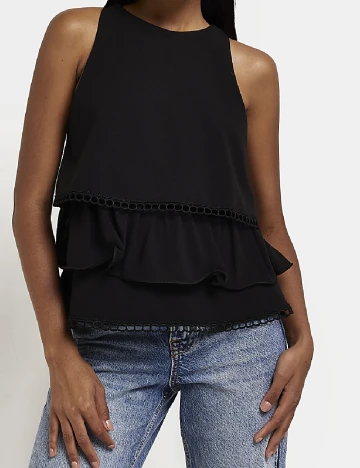 Bluza River Island, negru