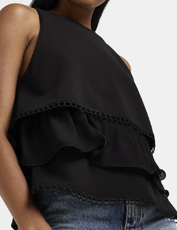 Bluza River Island, negru