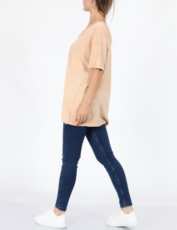 Tricou Oversize Aerie, crem