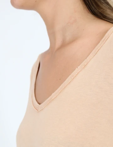 Tricou Oversize Aerie, crem