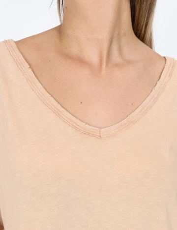 Tricou Oversize Aerie, crem