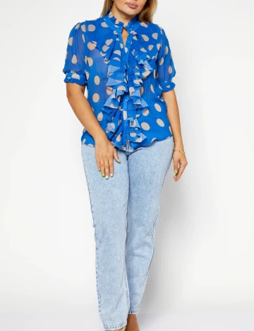 Camasa River Island, albastru