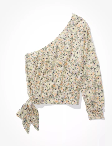 Top American Eagle, floral print Floral print