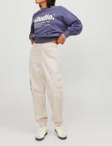 Pantaloni Jack&Jones, ecru