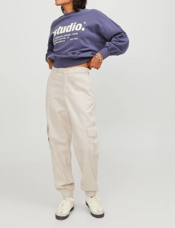 Pantaloni Jack&Jones, ecru