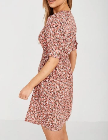 Rochie scurta PIECES MATERNITY, floral print