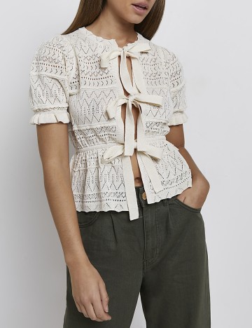 
						Bluza River Island, ecru