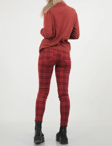 Pantaloni American Eagle, rosu Rosu