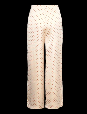 Pantaloni Object, crem