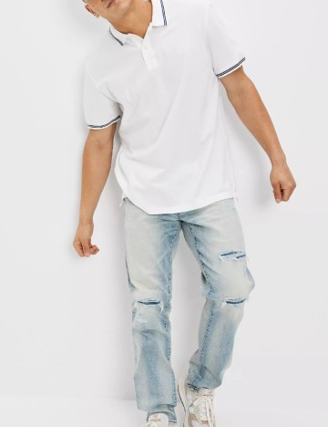 Tricou American Eagle, alb