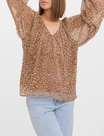 Bluza Vero Moda, maro