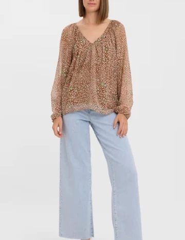 Bluza Vero Moda, maro