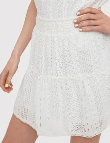 Fusta Vero Moda, alb