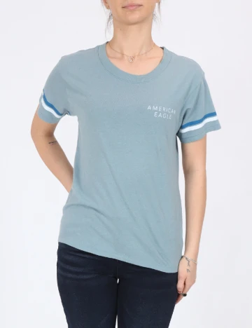 Tricou American Eagle, albastru Albastru