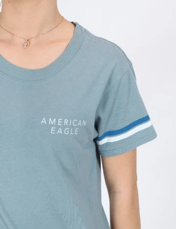Tricou American Eagle, albastru Albastru