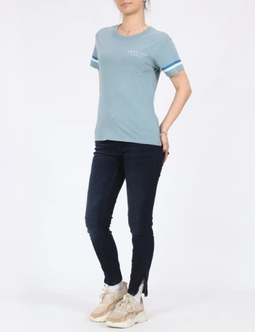 Tricou American Eagle, albastru Albastru