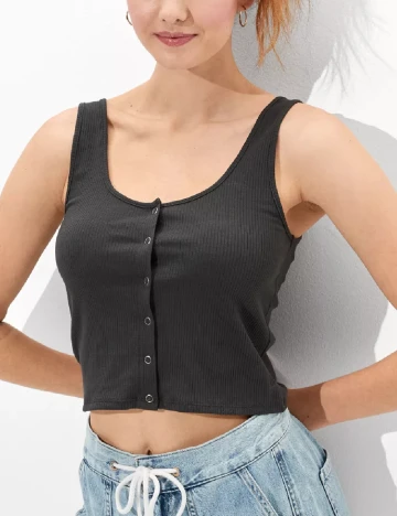 Top American Eagle, negru Negru