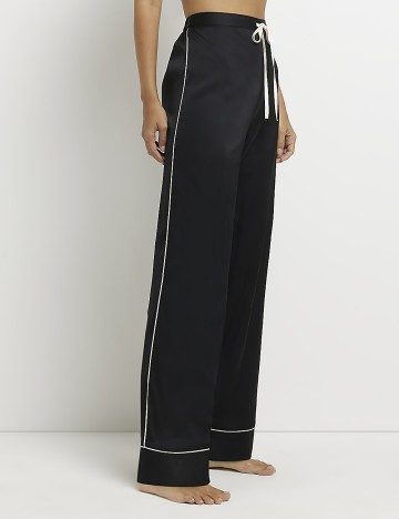 Pantaloni de pijama River Island, negru